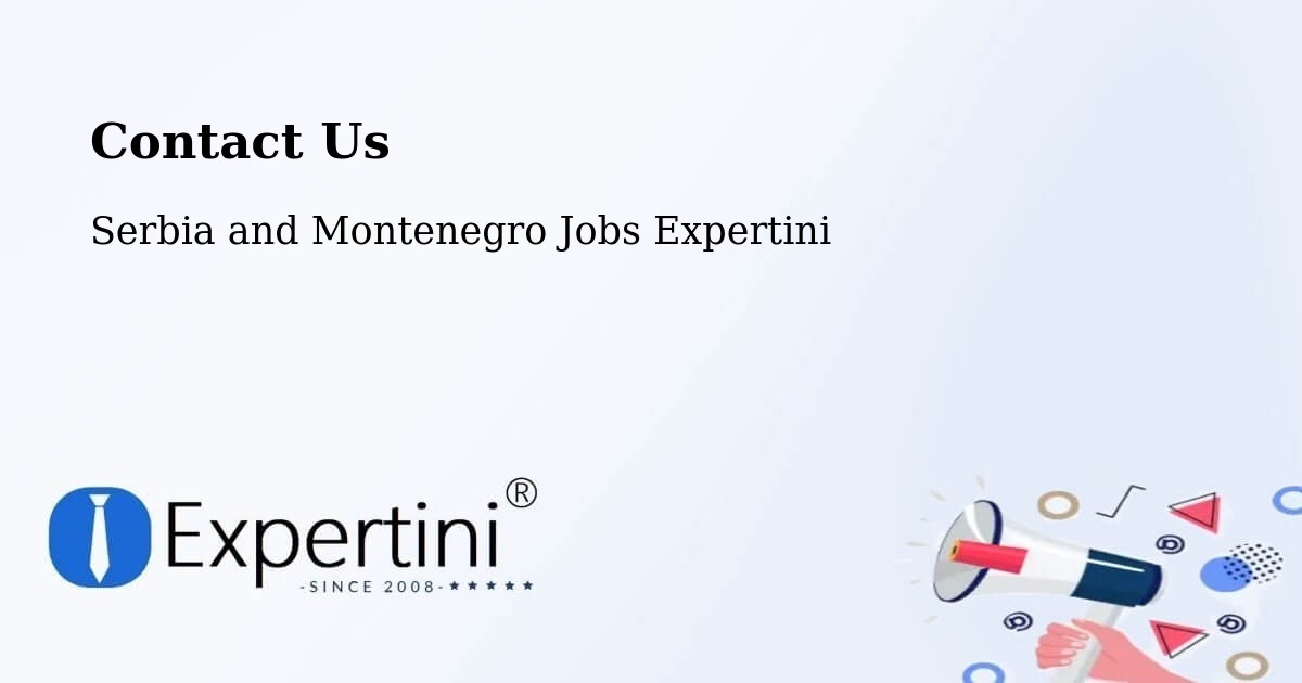 Contact Expertini – Barrière - Serbia and Montenegro Jobs Expertini