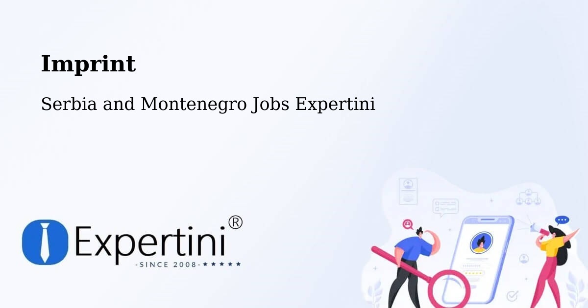 Imprint – Barrière - Serbia and Montenegro Jobs Expertini